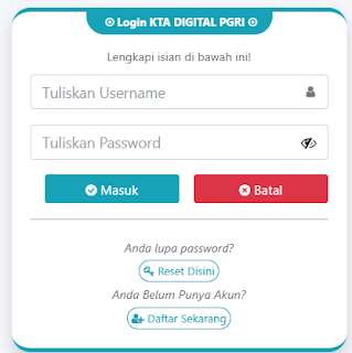 Register PGRI Aceh - Persatuan Guru Republik Indonesia Cabang Aceh